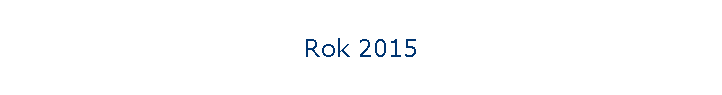Rok 2015